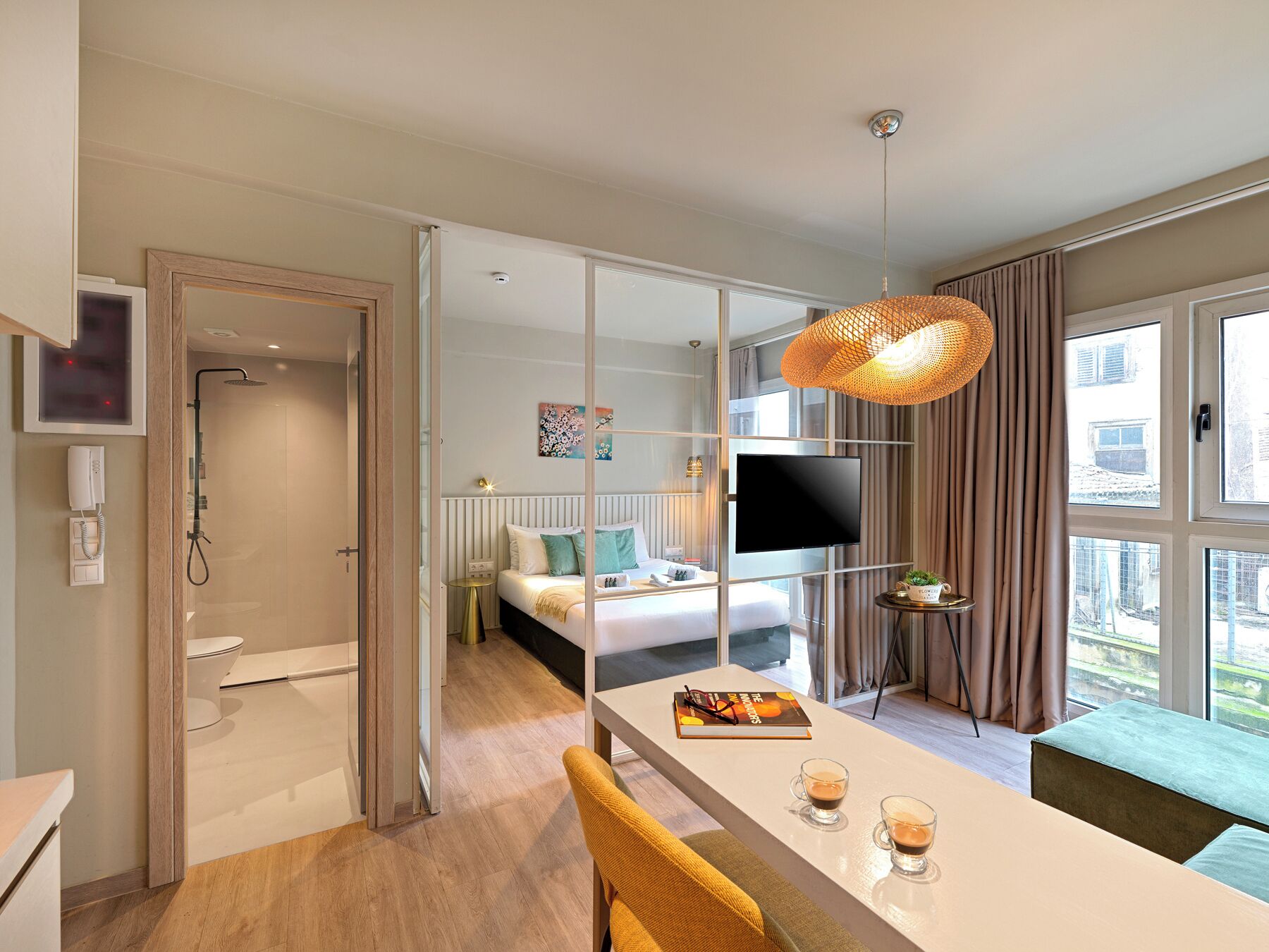 Apartamento Deluxe, vistas a la ciudad | Zona de estar