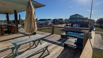 Appartement, uitzicht op tuin | Buiten dineren