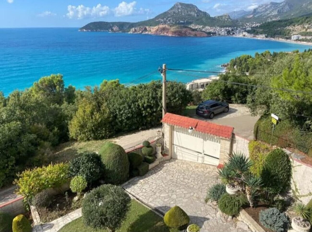 Utsikt fra overnattingsstedet