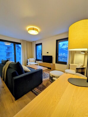 Living area - Les Sources de Canopée A0105 By Avecoeur (Saint-Gervais-les-Bains)