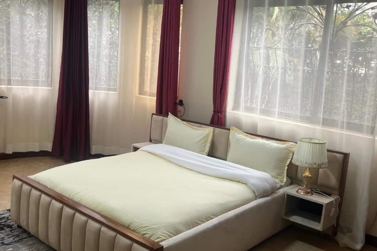 Blackout drapes, iron/ironing board, free WiFi