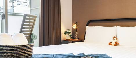 Rideaux occultants, fer et planche Ă repasser, Wi-Fi gratuit