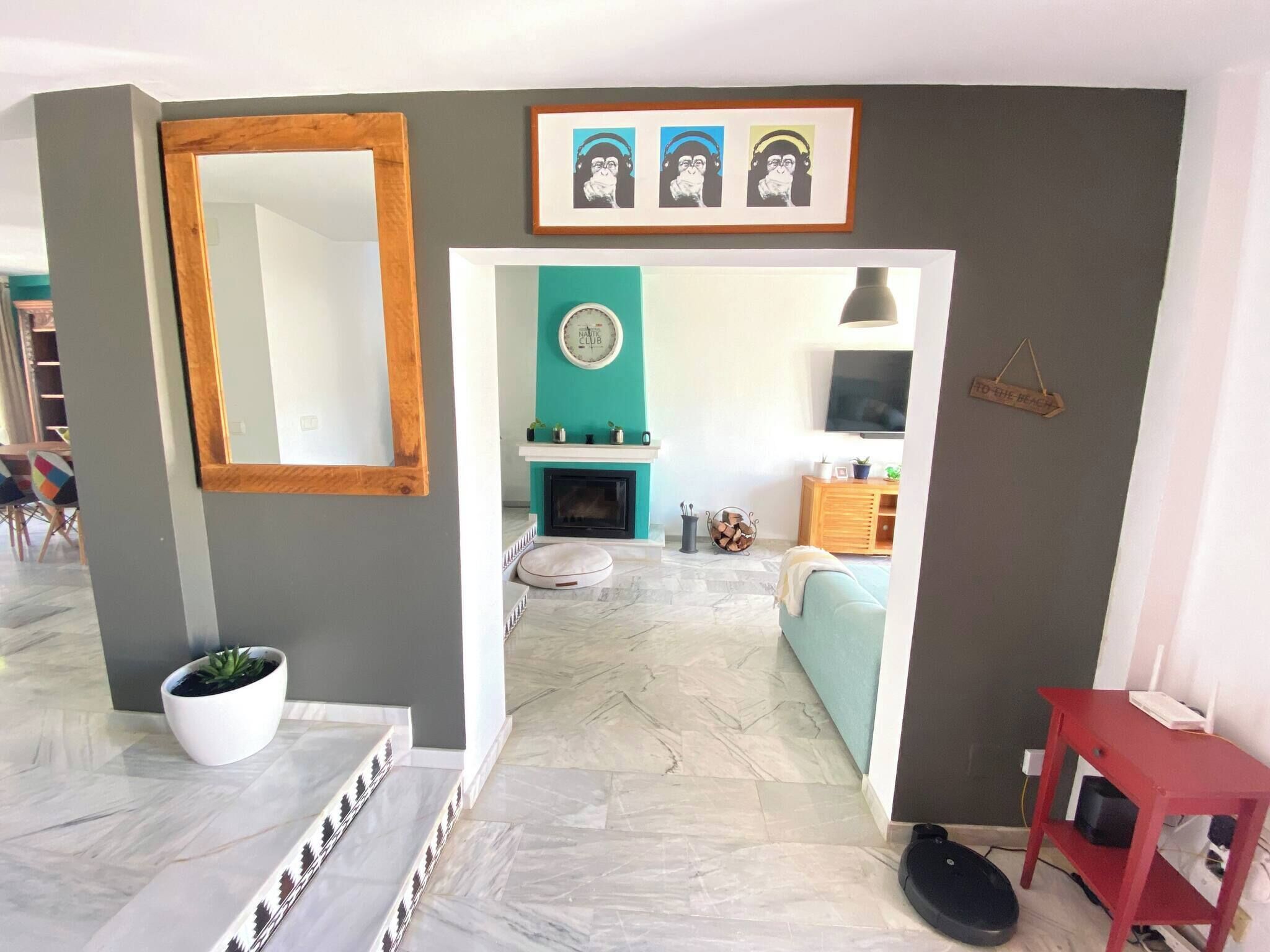 Casa, 4 dormitoris, balcó, vistes al jardí | Sala d'estar