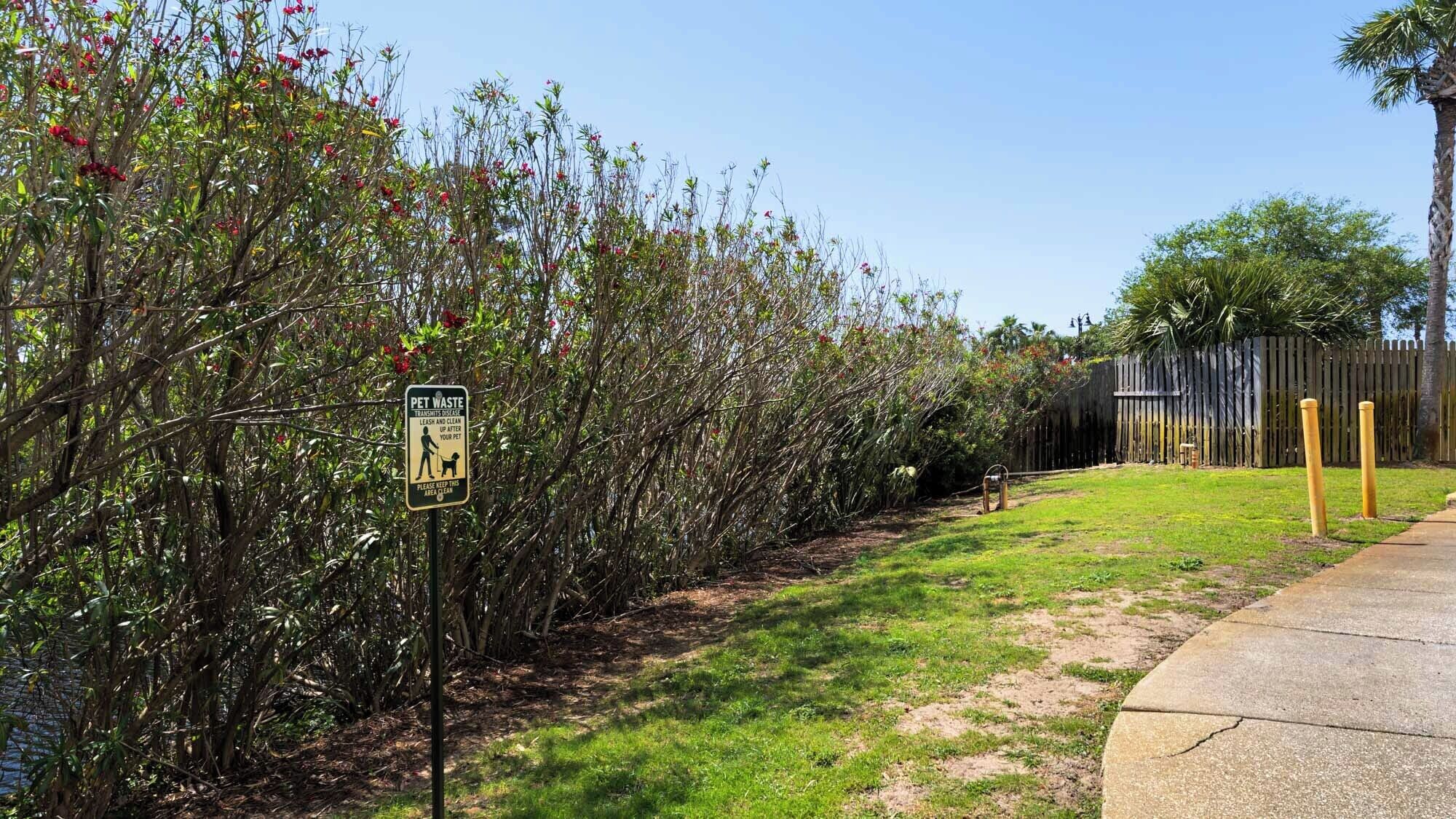 Enceinte de l’hébergement