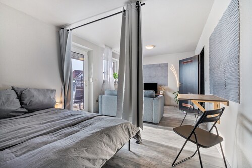 Ferienhaus 'Klein Aber Fein' mit gemeinsamer Terrasse und WLAN