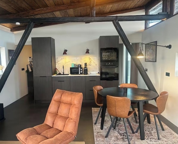 House, Mountain View | Private kitchen | Coffee/tea maker, electric kettle - Valey Countryside Escape (Hvammstangi)