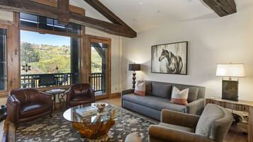 Appart'hôtel, 2 chambres | Coin séjour