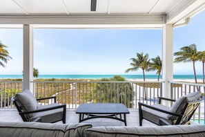 House, 4 Bedrooms | Property grounds - 5960 Sunset Beach: 4br Beachfront Home W/ Pool! 4 Bedroom Home (Fort Myers Beach)