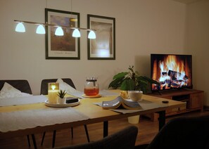 Dining - Modern & quiet vacation apartment on the Rennsteig to feel good (Masserberg)