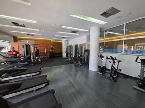 Fitness facility - Hotel Vision work and live - Fully equipped apartment in the center of Brasília. (Brasília)