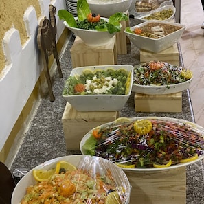 Deluxe Double Room, Mountain View | Food and drink - Victoria &Tag Luxury Camp (Wadi Rum)