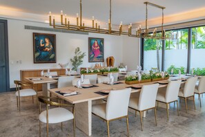 Dining - Luxury Italian Villa with Ocean Views in Casa de Campo (La Romana)