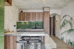 Microwave, oven, stovetop, dishwasher - Chic mountain apartment - Exceptional view (Cordon)