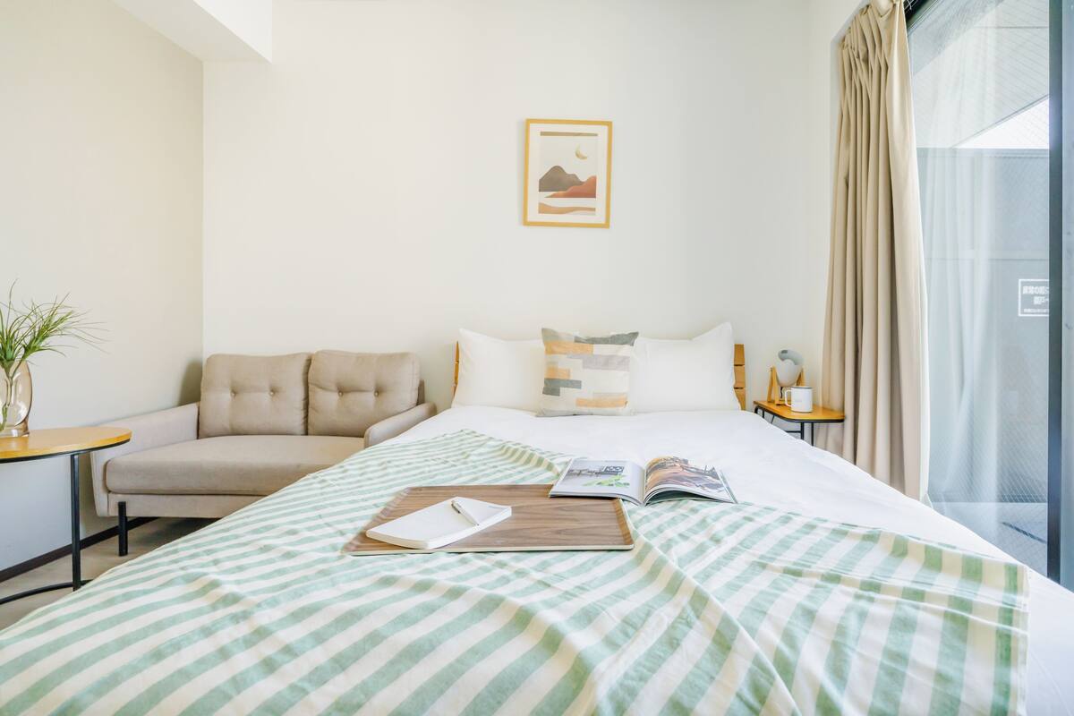 ダブルルーム 禁煙 シティビュー | 遮光カーテン、防音設備、アイロン / アイロン台、WiFi (無料)