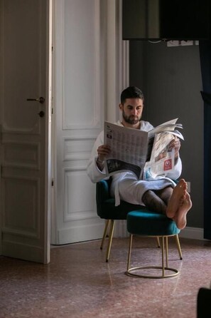 Kahden hengen deluxe-huone (yksi tai kaksi sänkyä), parveke, kaupunkinäköala | Sisätilat