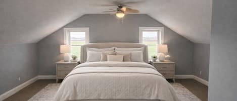 3 عدّة غرف نوم ومكواة/لوح كي وواي فاي وملاءات أسرّة