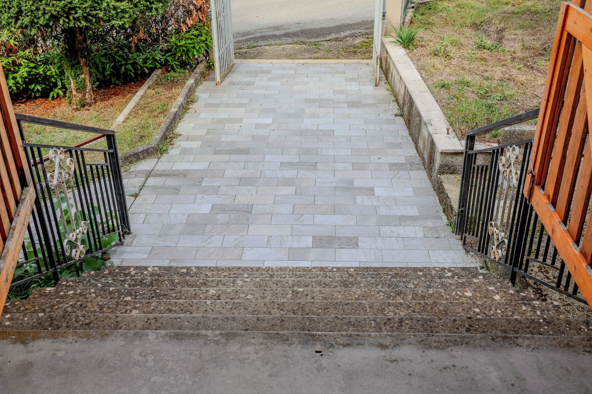 Overnatningsstedets indgangsparti