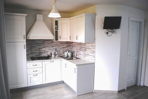 Refrigerador, horno, placa de cocina, lavavajillas