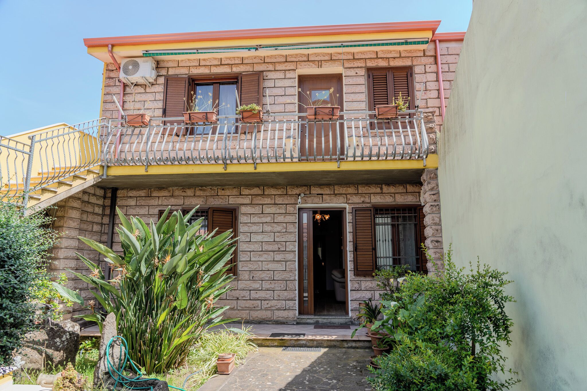 Fassade der Unterkunft