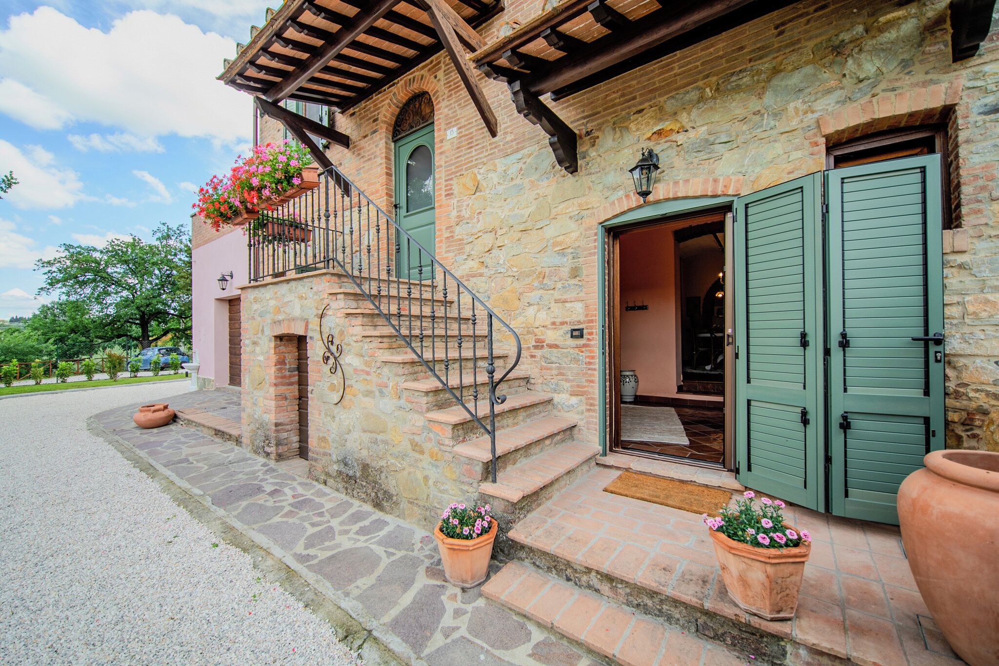 Facciata della struttura