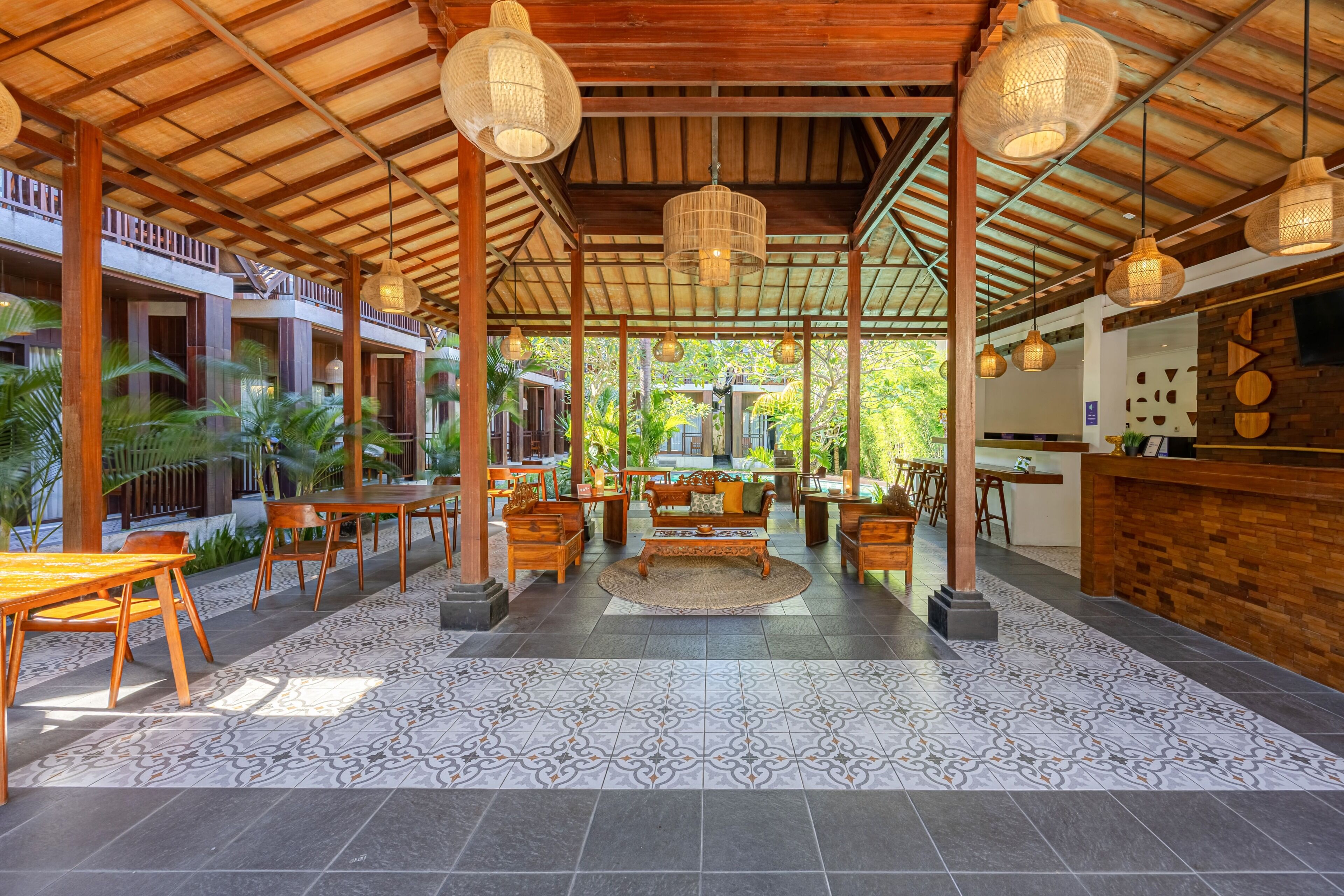 Lobby sitting area
