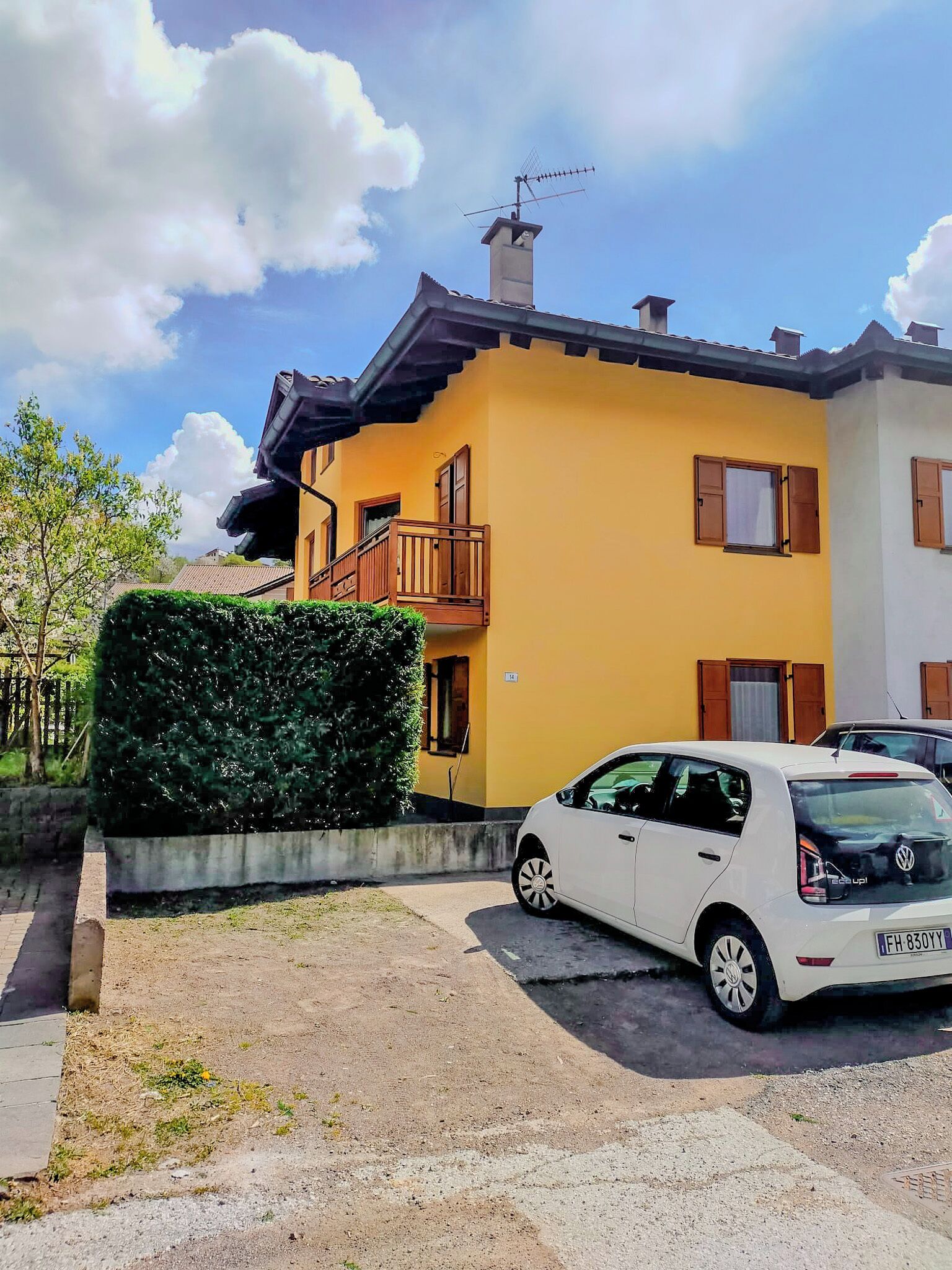 Fachada de la propiedad