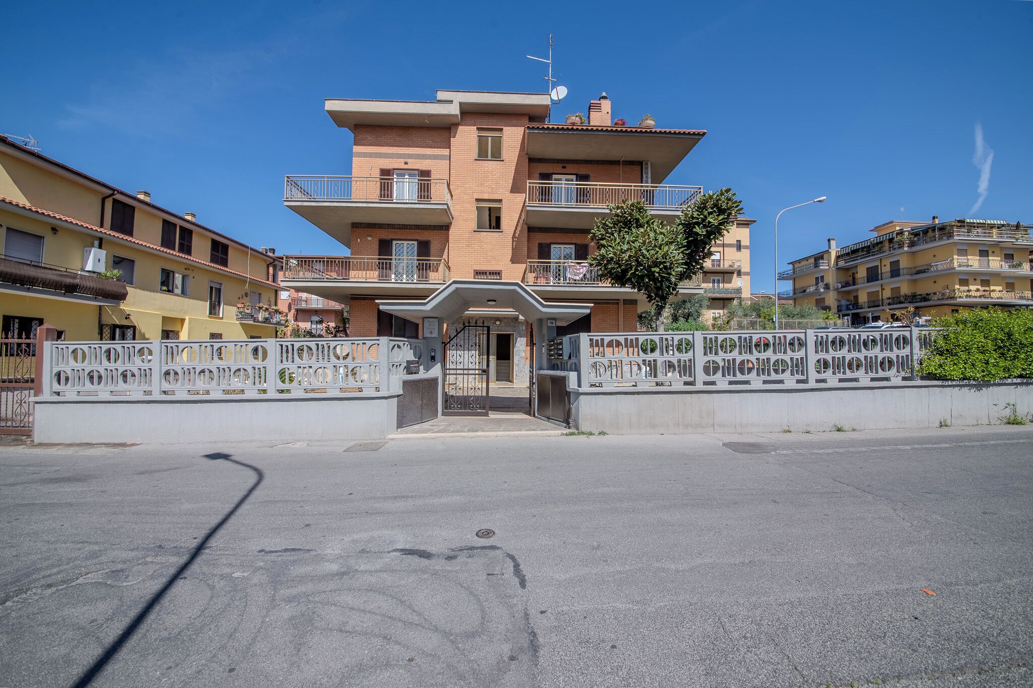 Facciata della struttura