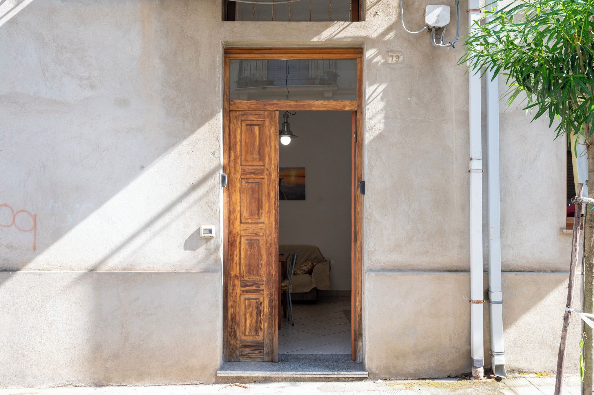 Entrée de l’hébergement