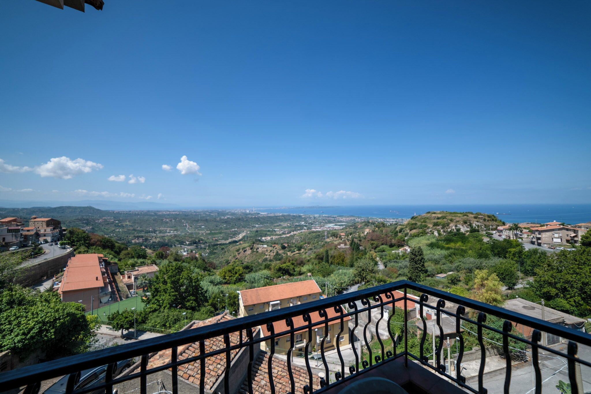 Blick von der Unterkunft