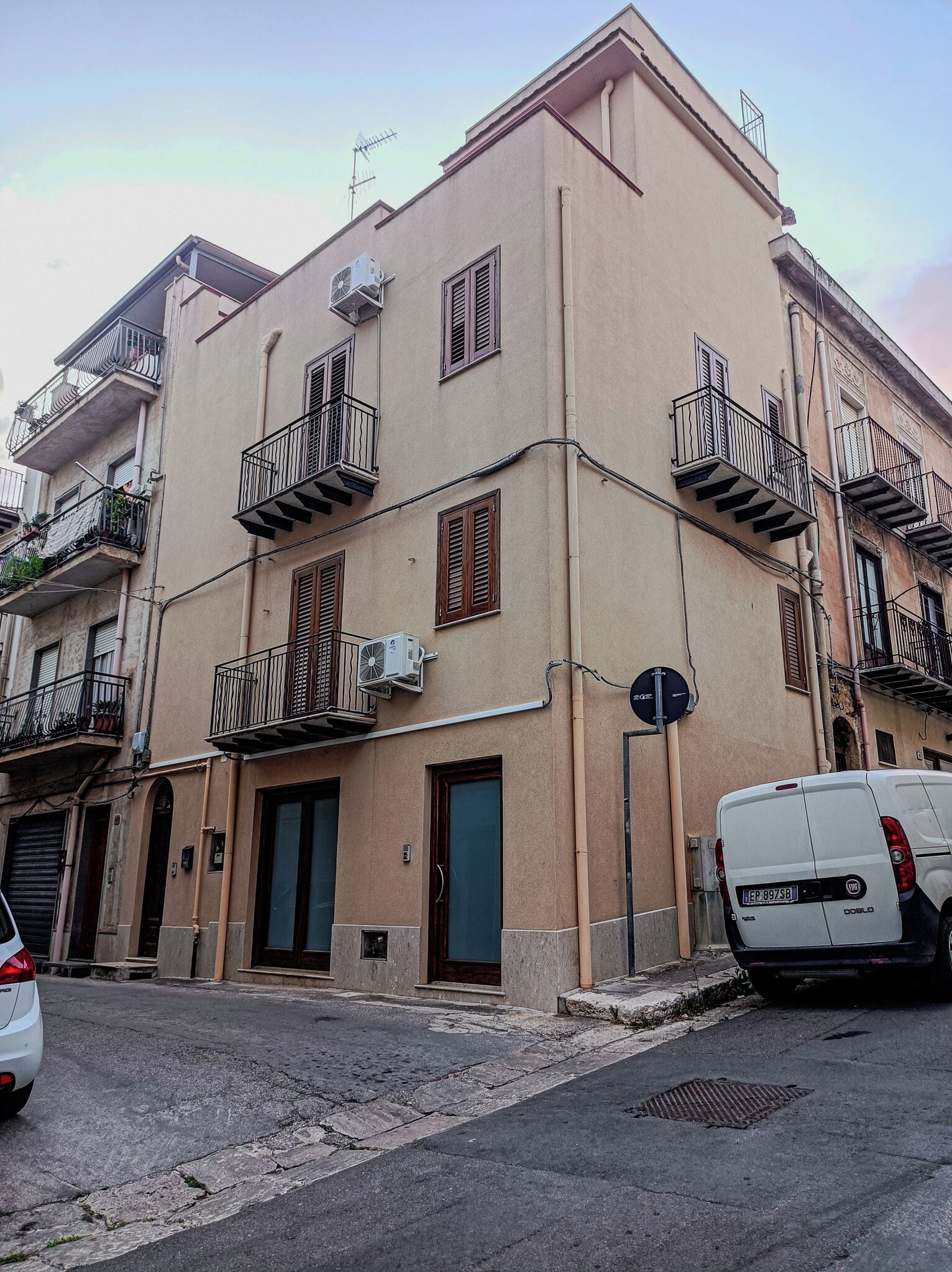 Façade de l’hébergement