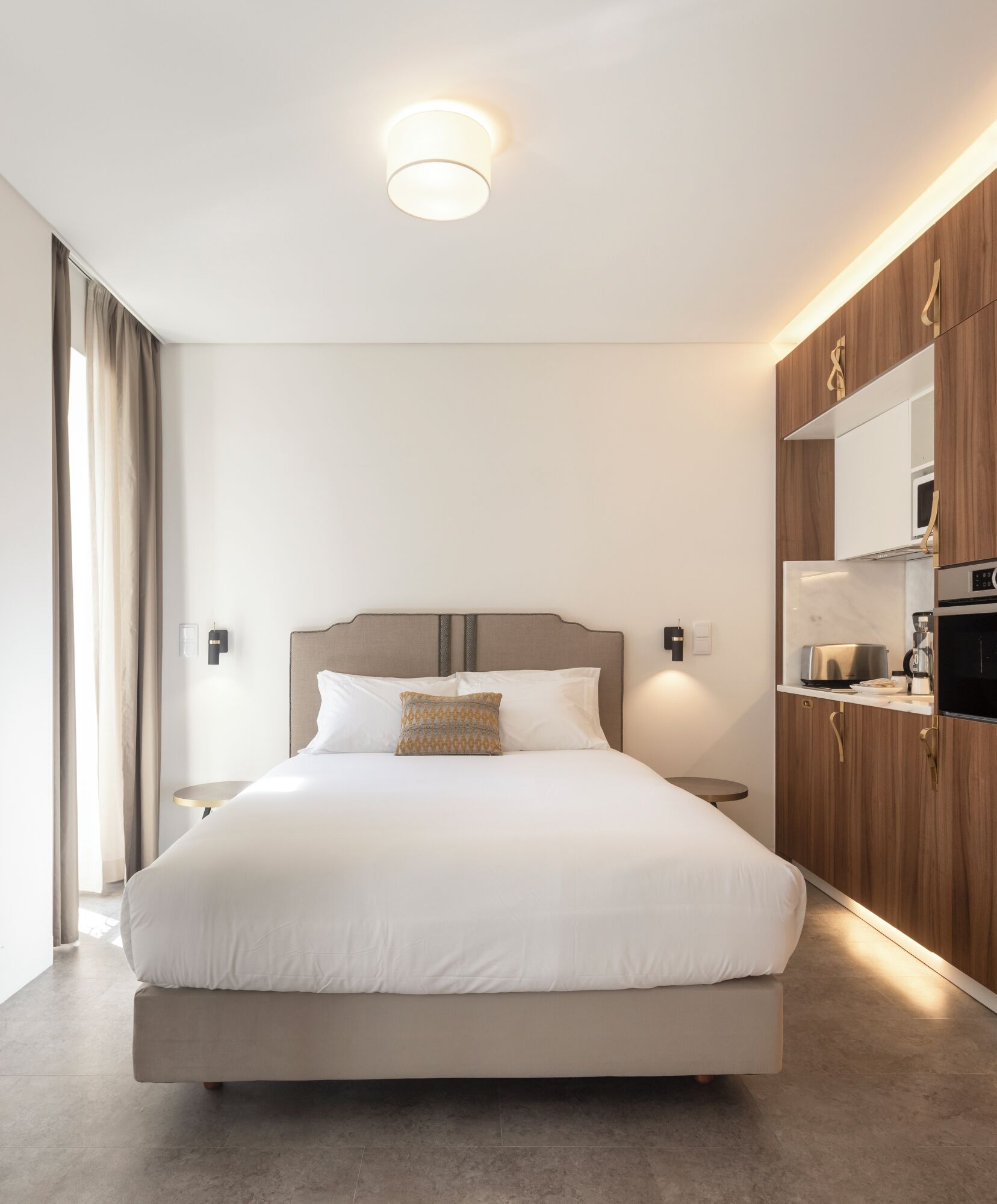 Premium bedding, memory-foam beds, in-room safe, laptop workspace