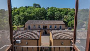 Blick von der Unterkunft