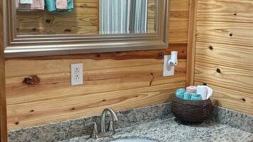 Towels, soap, toilet paper