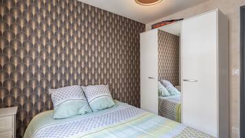 2 chambres, draps fournis