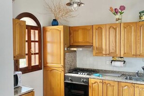 Kühlschrank, Mikrowelle, Herdplatte, Toaster