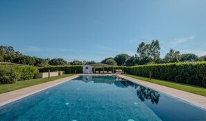 Seasonal outdoor pool, pool umbrellas, sun loungers - Agriturismo Canova - Private Villas (Grosseto)