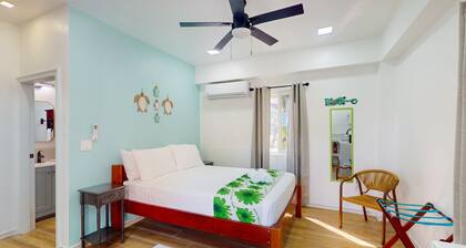 Charming island cabana with central AC, bikes & picnic area near beach