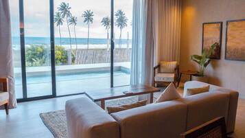 Una televisión, una oficina