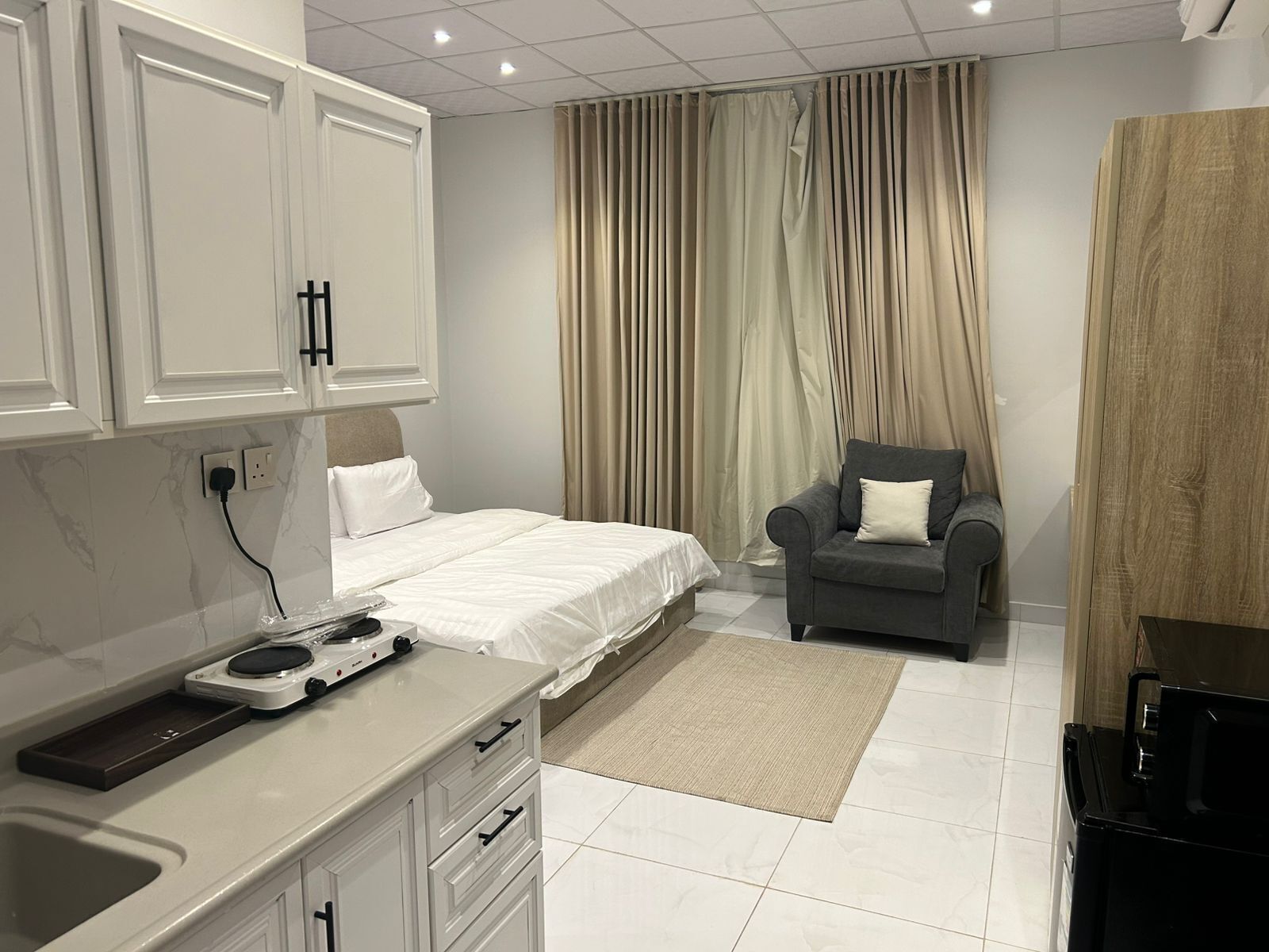 1 bedroom, Internet, bed sheets