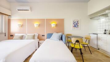 Studiolejlighed | Strygejern/strygebræt, gratis Wi-Fi, sengetøj