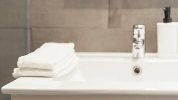 Monolocale | Bagno | Asciugacapelli, asciugamani