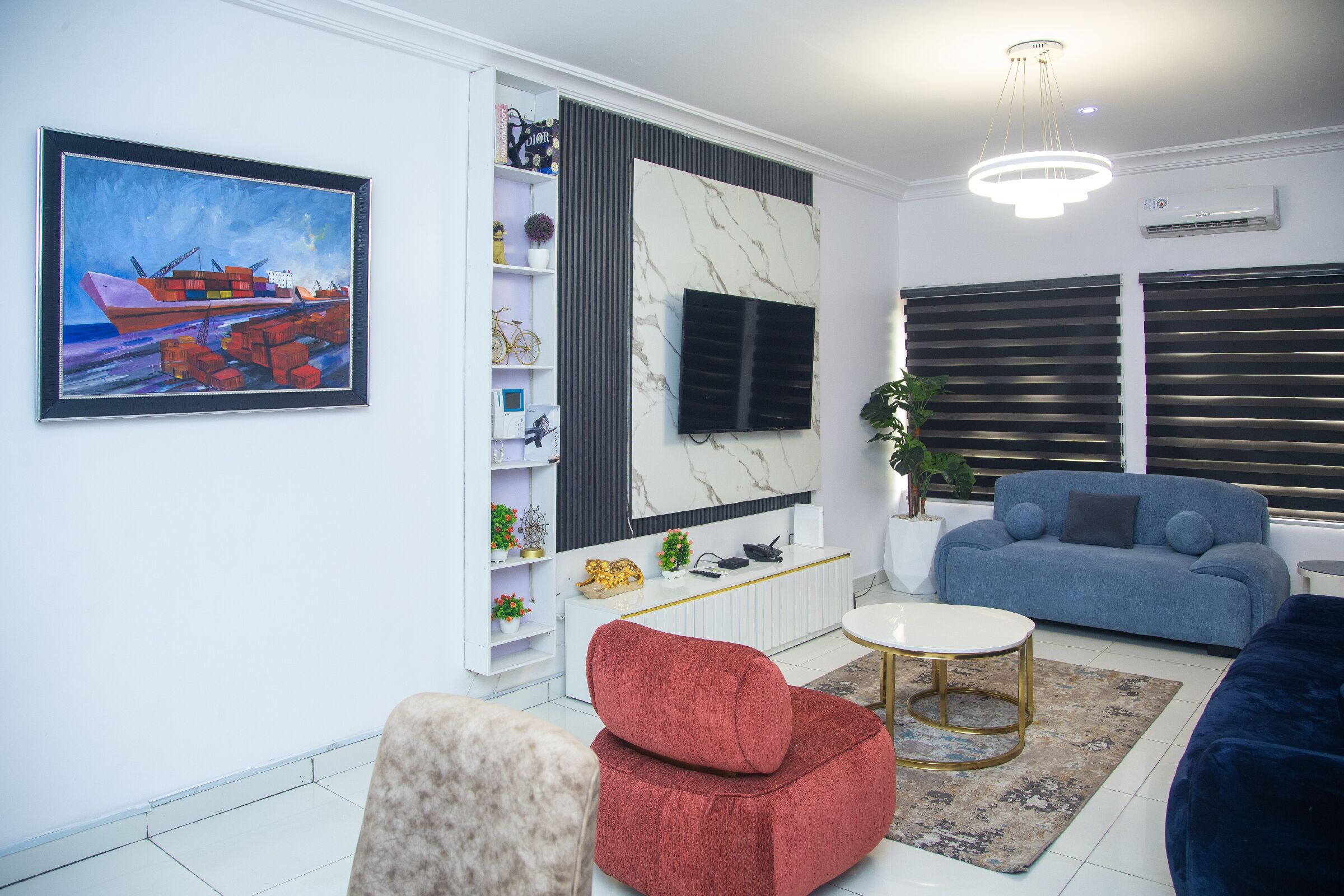 Apartament, 2 dormitoris, vistes a la ciutat | Sala d'estar