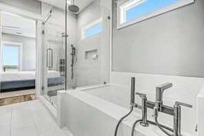 Shower, towels