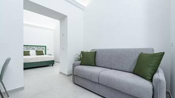 Doppia Junior, balcone, vista città | Area soggiorno