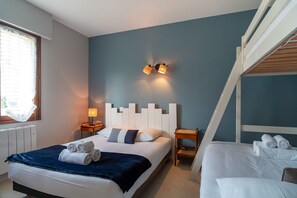 6 slaapkamers, een strijkplank/strijkijzer, gratis wifi, beddengoed