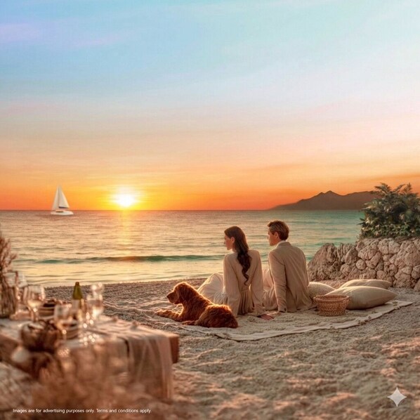 Antar-jemput gratis ke pantai