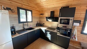 Chalet Deluxe, vue montagne | Cuisine privée