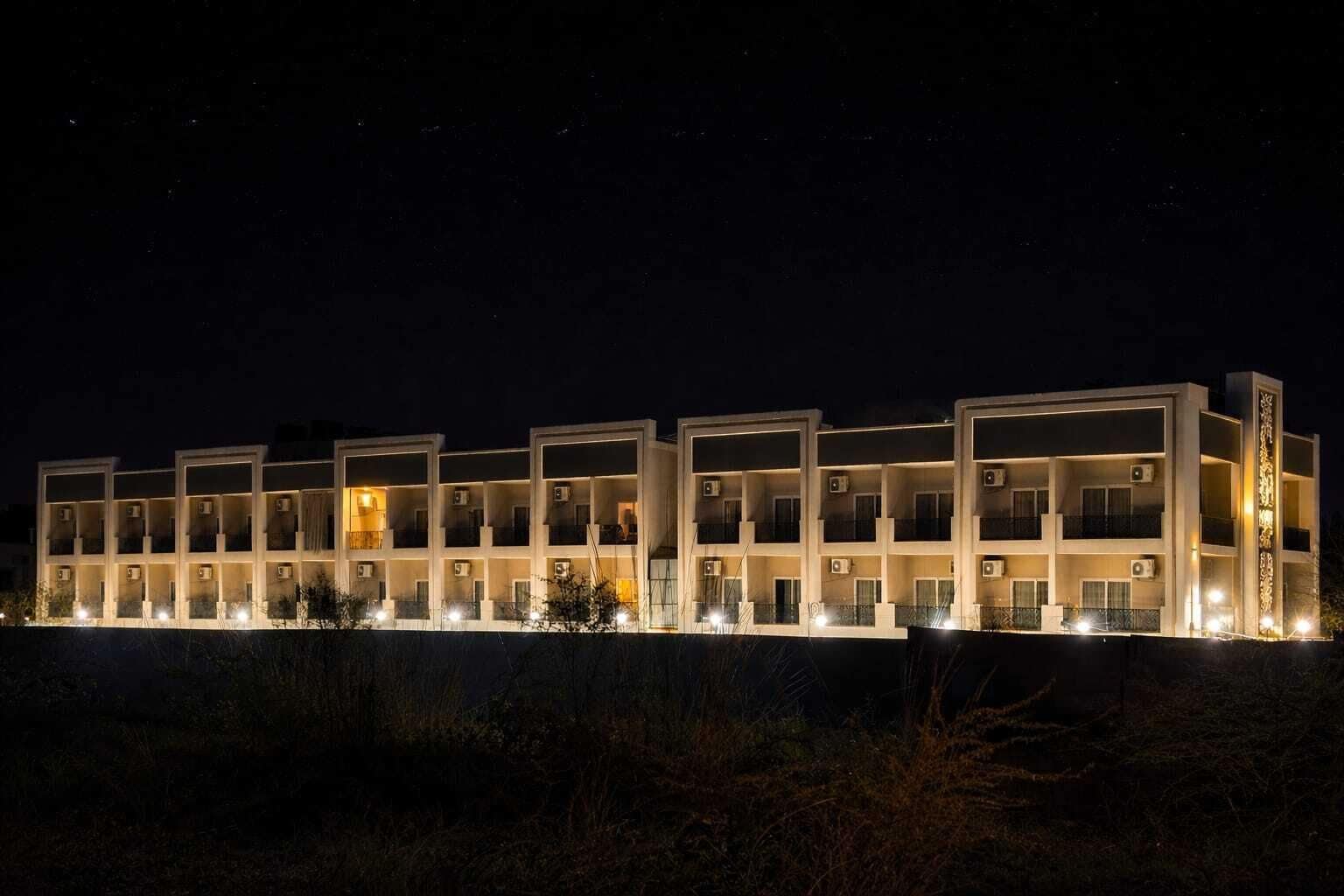 Façade de l’hébergement