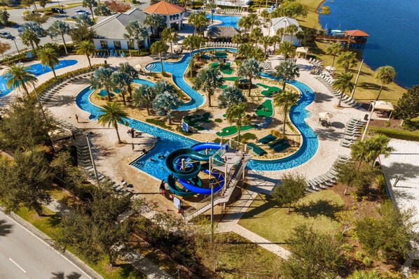 Pool - Stylish 2-Bedroom Retreat • Storey Lake Resort (Kissimmee)