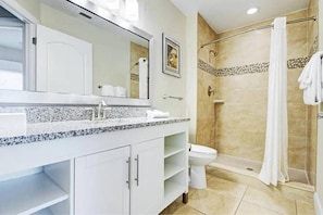 Towels, soap, toilet paper